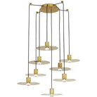 Visual Comfort Modern Collection - Eaves LED Chandelier - 700TRSPEVS18TB-LED930120 - Canada Light Shop