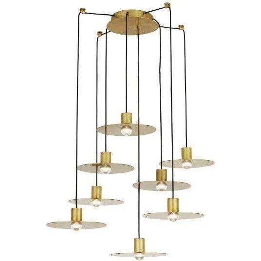 Visual Comfort Modern Collection - Eaves LED Chandelier - 700TRSPEVS18TB-LED930120 - Canada Light Shop