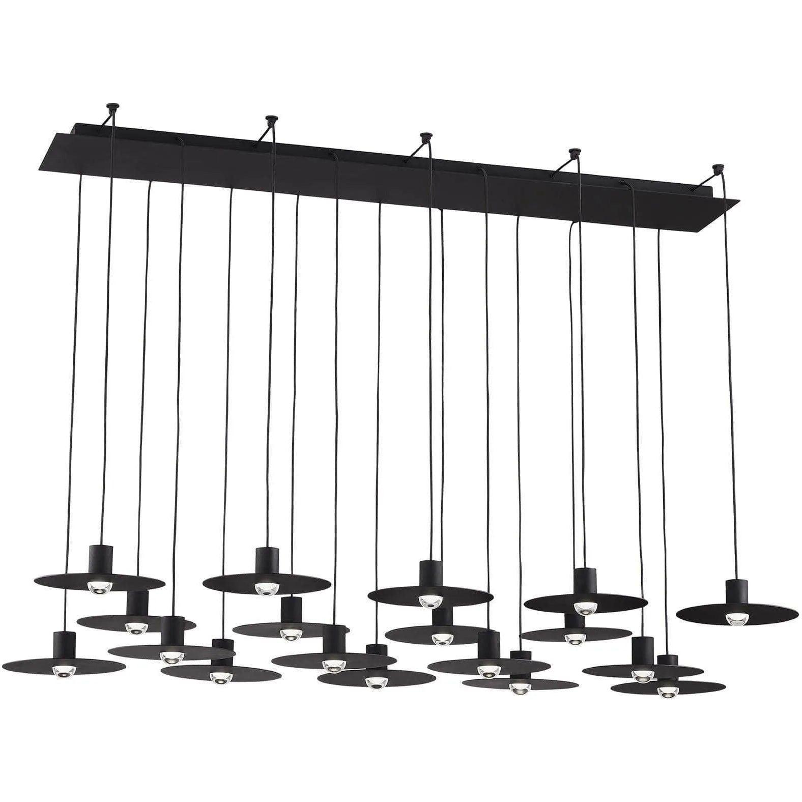 Visual Comfort Modern Collection - Eaves LED Chandelier - 700TRSPEVS18TB-LED930120 - Canada Light Shop