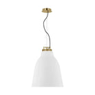 Visual Comfort Modern Collection - Forge Tall Pendant - SLPD12727WNB - Canada Light Shop