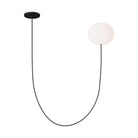Visual Comfort Modern Collection - Helium LED 1 Light Chandelier - PBCH36127OPB - Canada Light Shop
