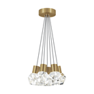 Visual Comfort Modern Collection - Kira 7 LED Multi-Light Pendant - 700TDKIRAP7YNB-LED922 - Canada Light Shop