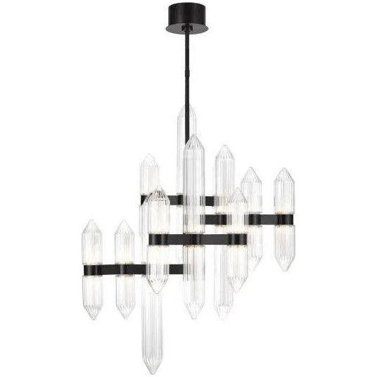 Visual Comfort Modern Collection - Langston LED Chandelier - 700LGSN31BR-LED927 - Canada Light Shop