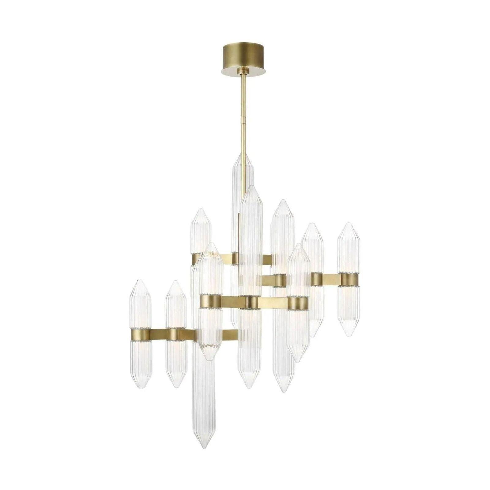 Visual Comfort Modern Collection - Langston LED Chandelier - 700LGSN31BR-LED927 - Canada Light Shop