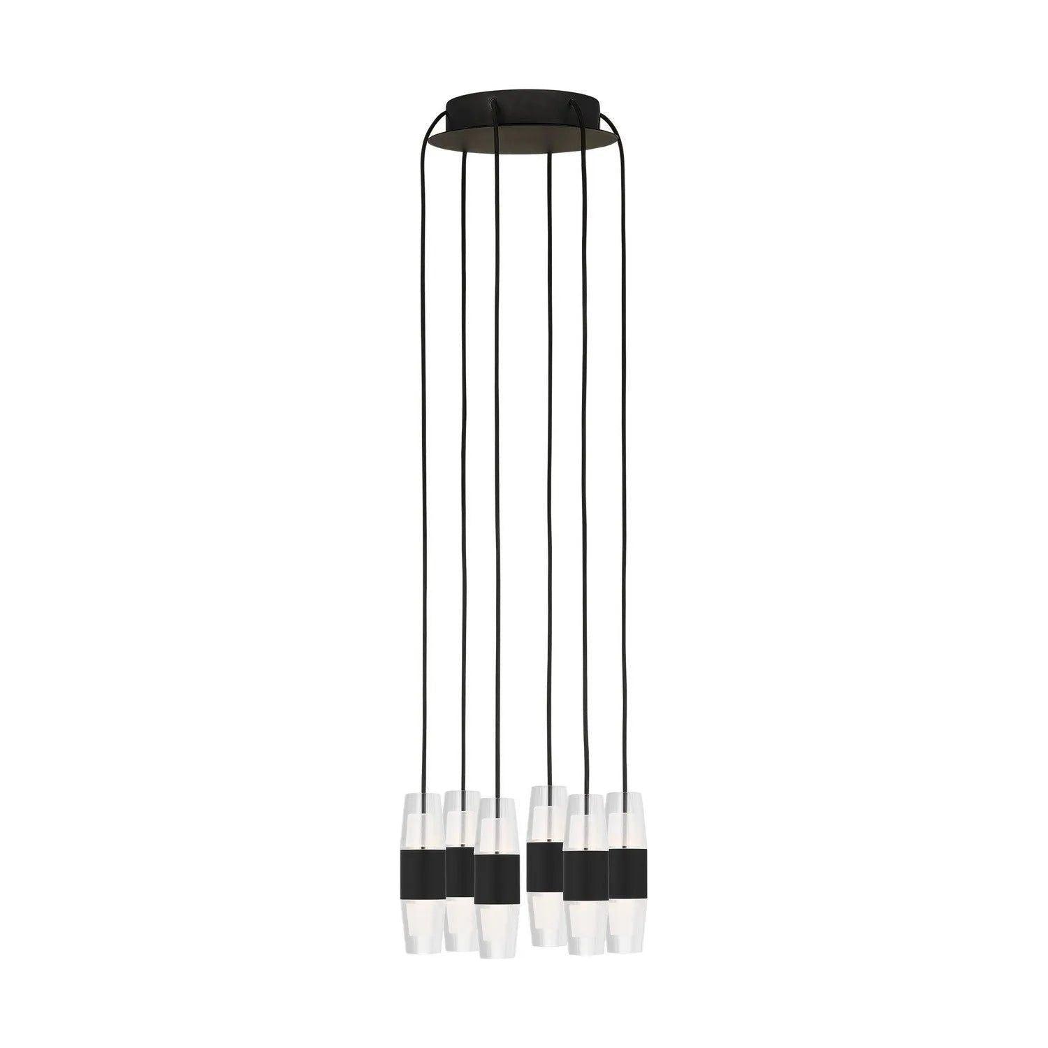 Visual Comfort Modern Collection - Lassell LED Short Multi-Light Pendant - SLCH38427B - Canada Light Shop