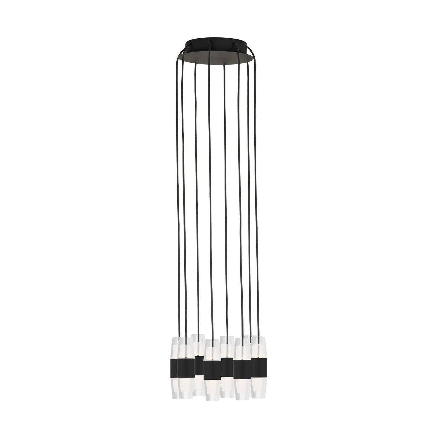 Visual Comfort Modern Collection - Lassell LED Short Multi-Light Pendant - SLCH38527B - Canada Light Shop