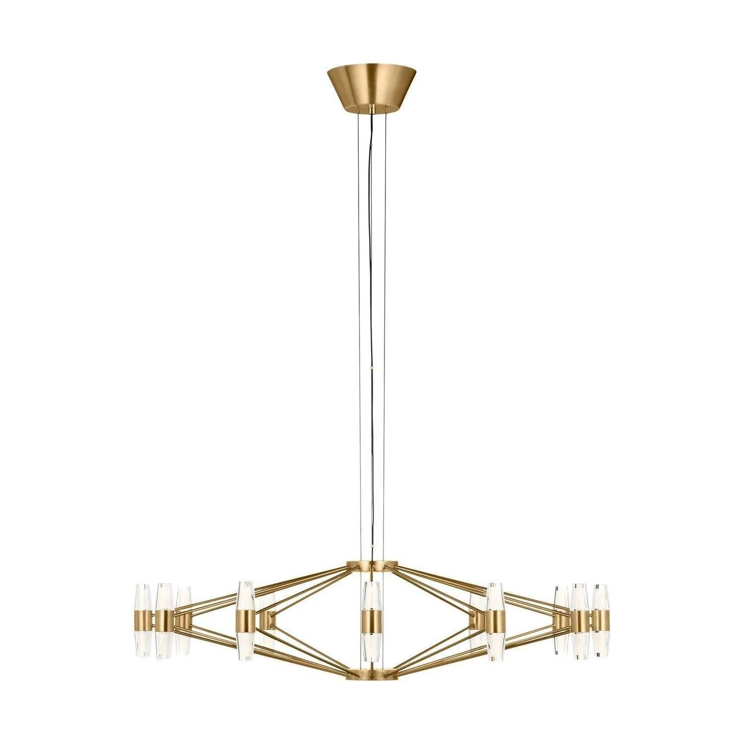 Visual Comfort Modern Collection - Lassell LED Tiered Chandelier - SLCH24927NB - Canada Light Shop