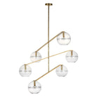 Visual Comfort Modern Collection - Lowing Chandelier - SLCH354CPAB - Canada Light Shop