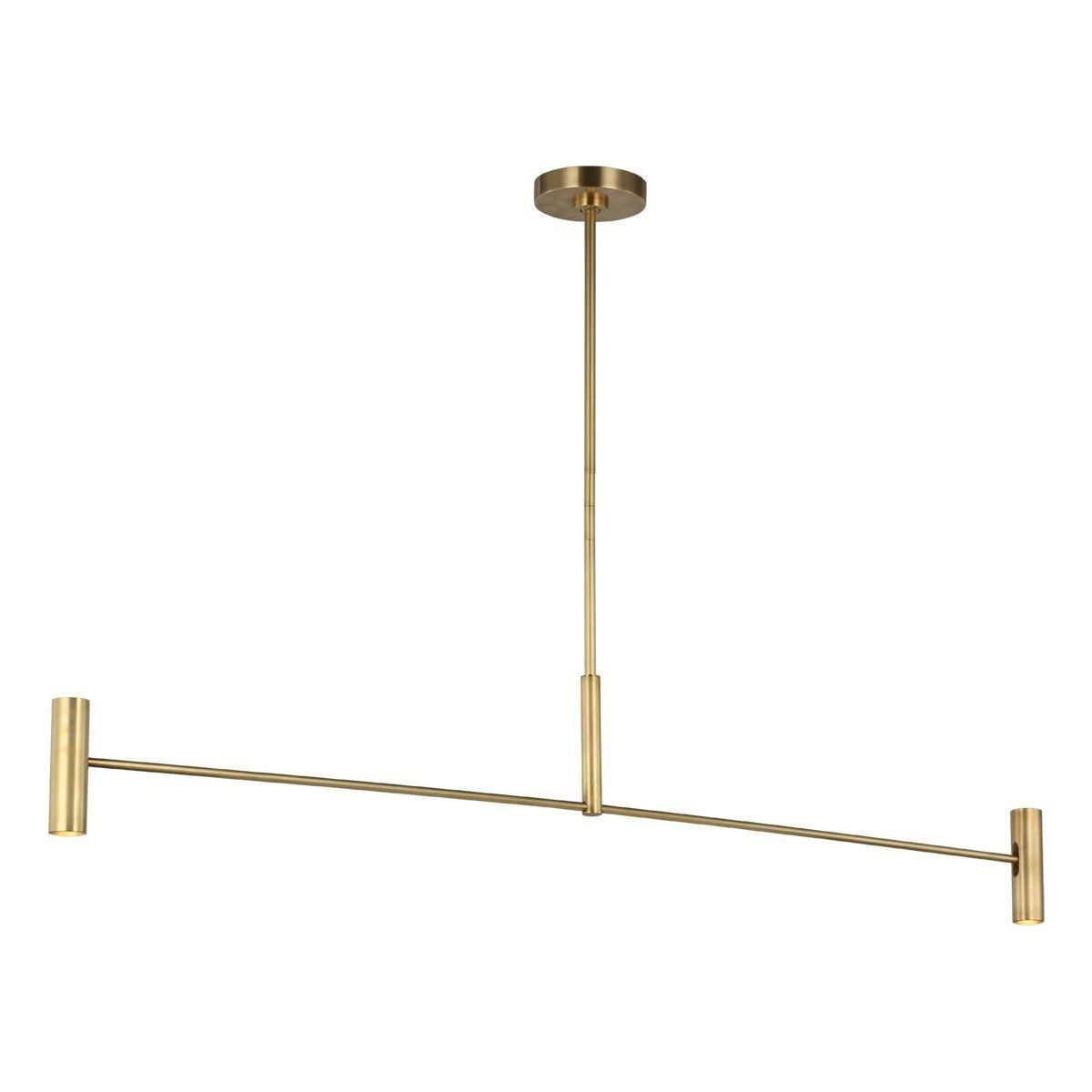 Visual Comfort Modern Collection - Ponte LED Linear Chandelier - SLLS57130HAB - Canada Light Shop