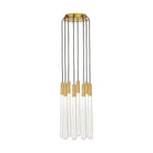 Visual Comfort Modern Collection - Pylon Crystal LED Multi-Light Pendant - 700TRSPPYLC8RNB-LED930 - Canada Light Shop