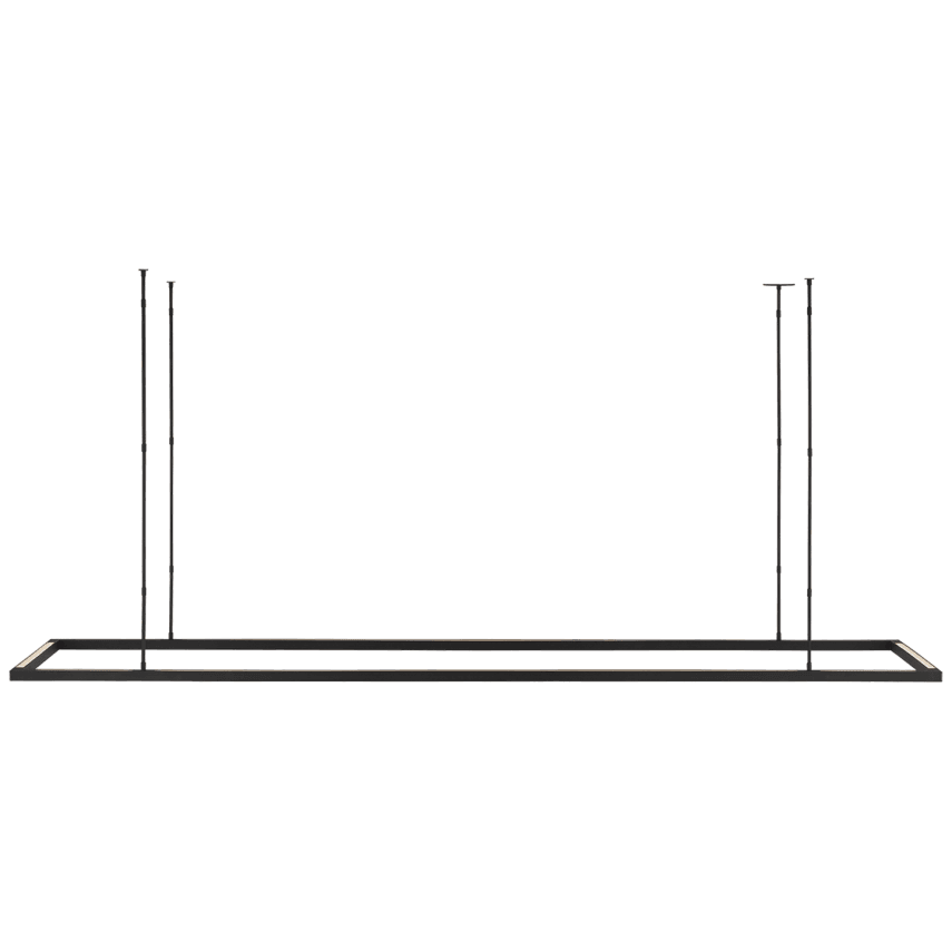 Visual Comfort Modern Collection - Stagger Halo Uplight Linear Suspension - MDLS18627B - Canada Light Shop