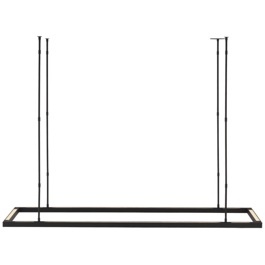 Visual Comfort Modern Collection - Stagger Halo Uplight Linear Suspension - MDLS18727B - Canada Light Shop