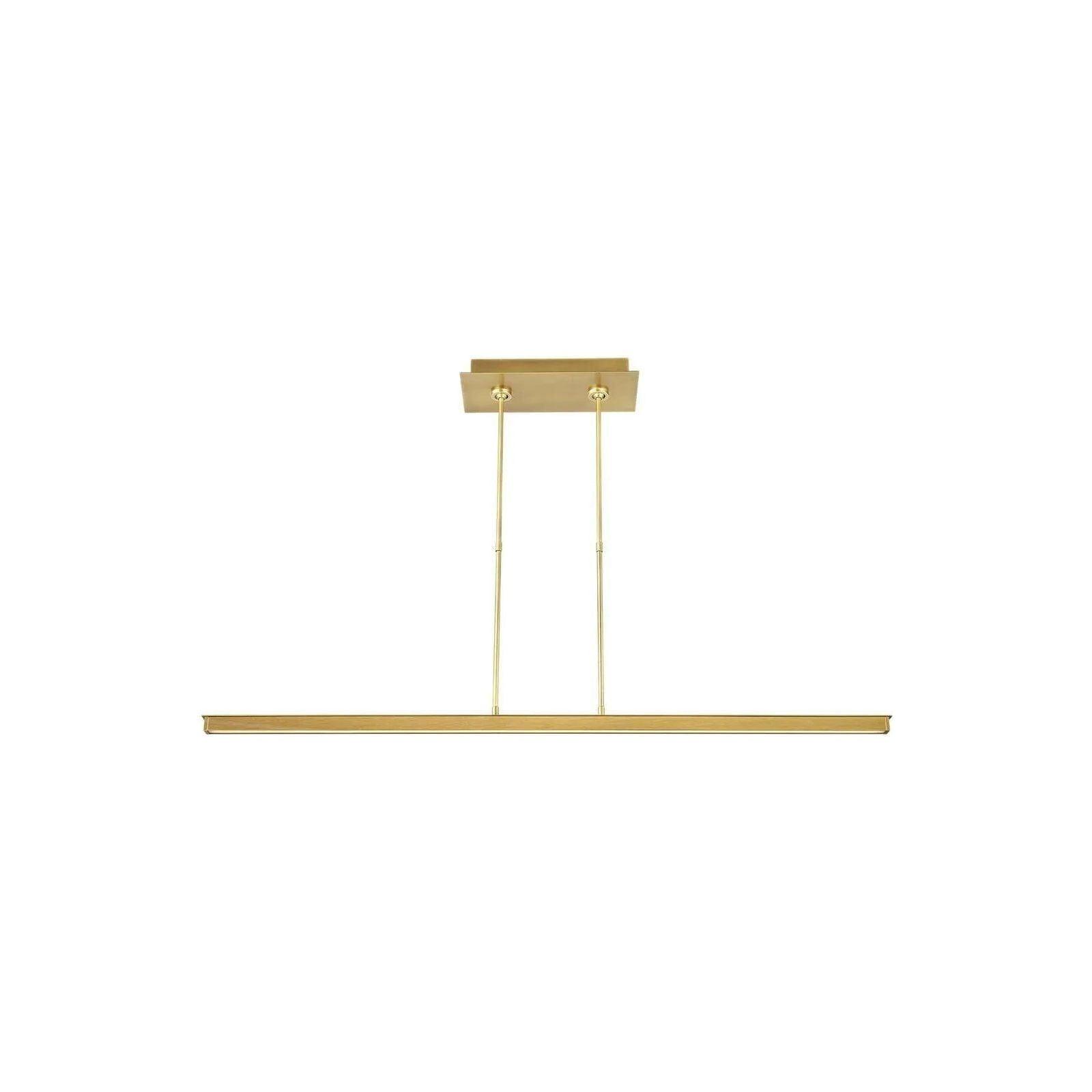 Visual Comfort Modern Collection - Stagger LED Linear Suspension - 700LSSTG48NB-LED927 - Canada Light Shop