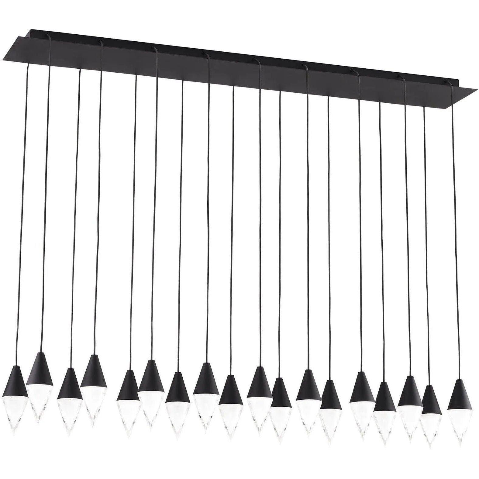Visual Comfort Modern Collection - Turret LED Chandelier - 700TRSPTRT18TB-LED930120 - Canada Light Shop