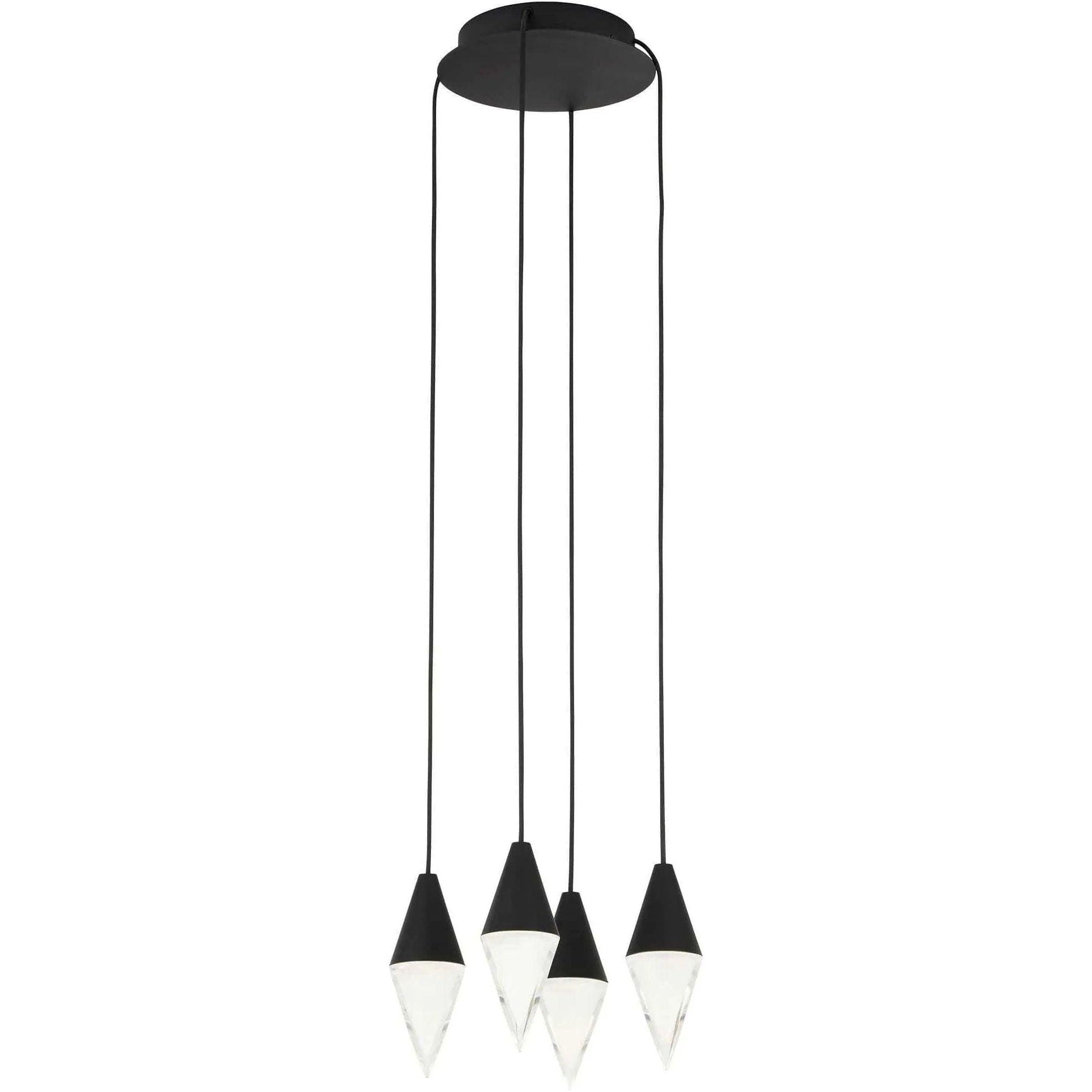 Visual Comfort Modern Collection - Turret LED Chandelier - 700TRSPTRT4RB-LED930 - Canada Light Shop