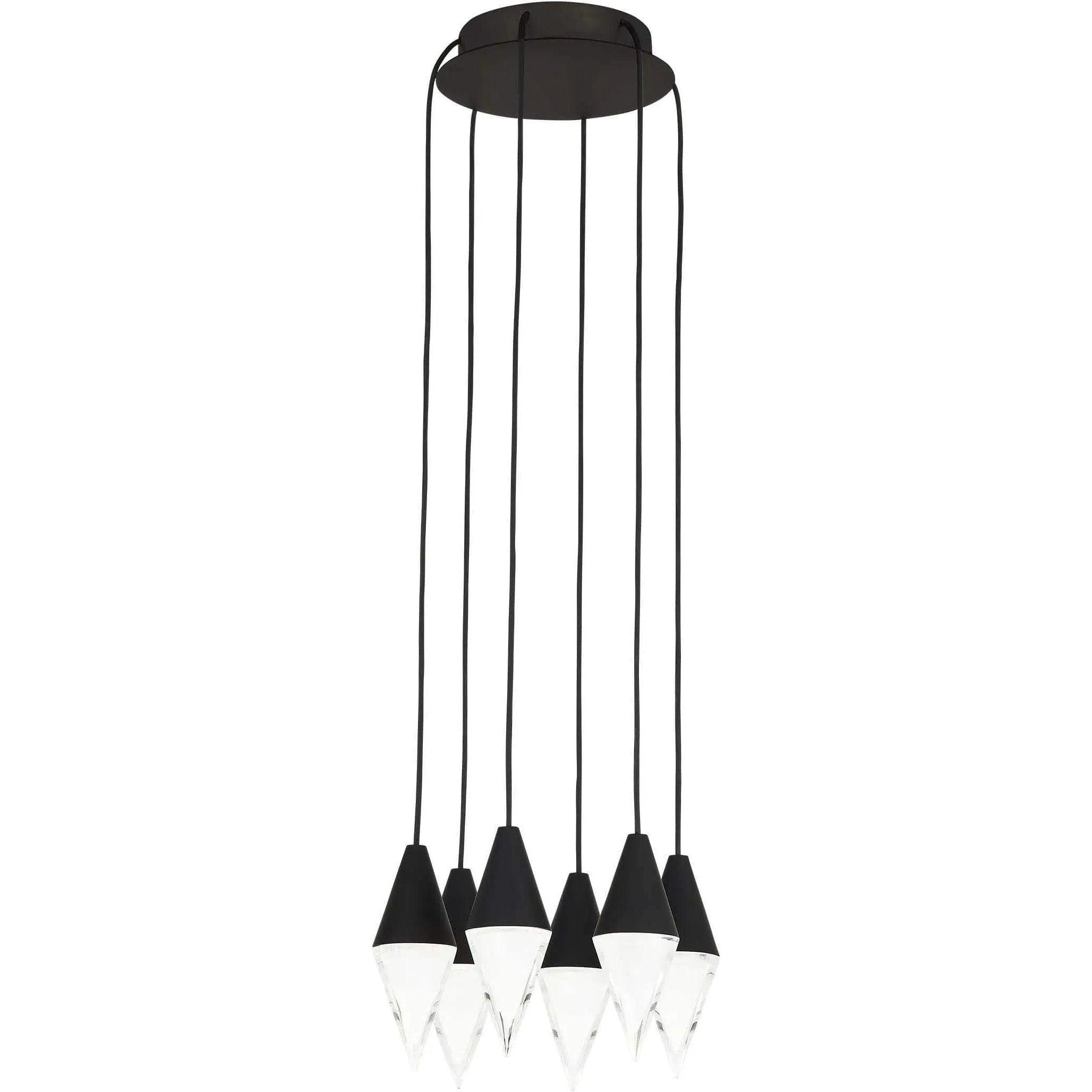 Visual Comfort Modern Collection - Turret LED Chandelier - 700TRSPTRT6RB-LED930 - Canada Light Shop