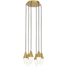 Visual Comfort Modern Collection - Turret LED Chandelier - 700TRSPTRT6RNB-LED930 - Canada Light Shop