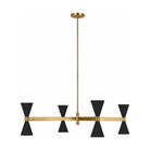 Visual Comfort Studio Collection - Albertine Chandelier - AEC1078MBK - Canada Light Shop