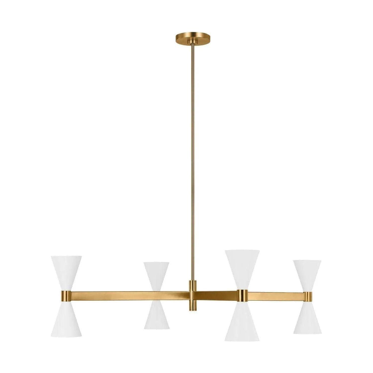 Visual Comfort Studio Collection - Albertine Chandelier - AEC1078MWT - Canada Light Shop