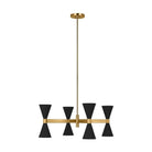 Visual Comfort Studio Collection - Albertine Chandelier - AEC1088MBK - Canada Light Shop
