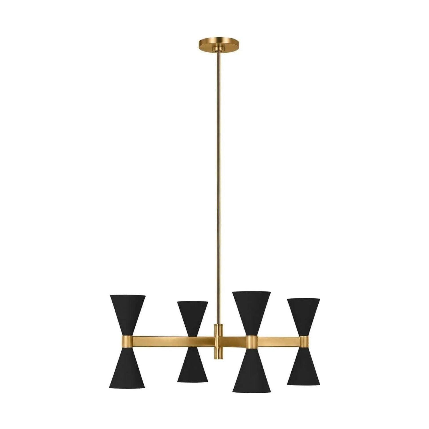 Visual Comfort Studio Collection - Albertine Chandelier - AEC1088MBK - Canada Light Shop