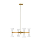 Visual Comfort Studio Collection - Albertine Chandelier - AEC1088MWT - Canada Light Shop