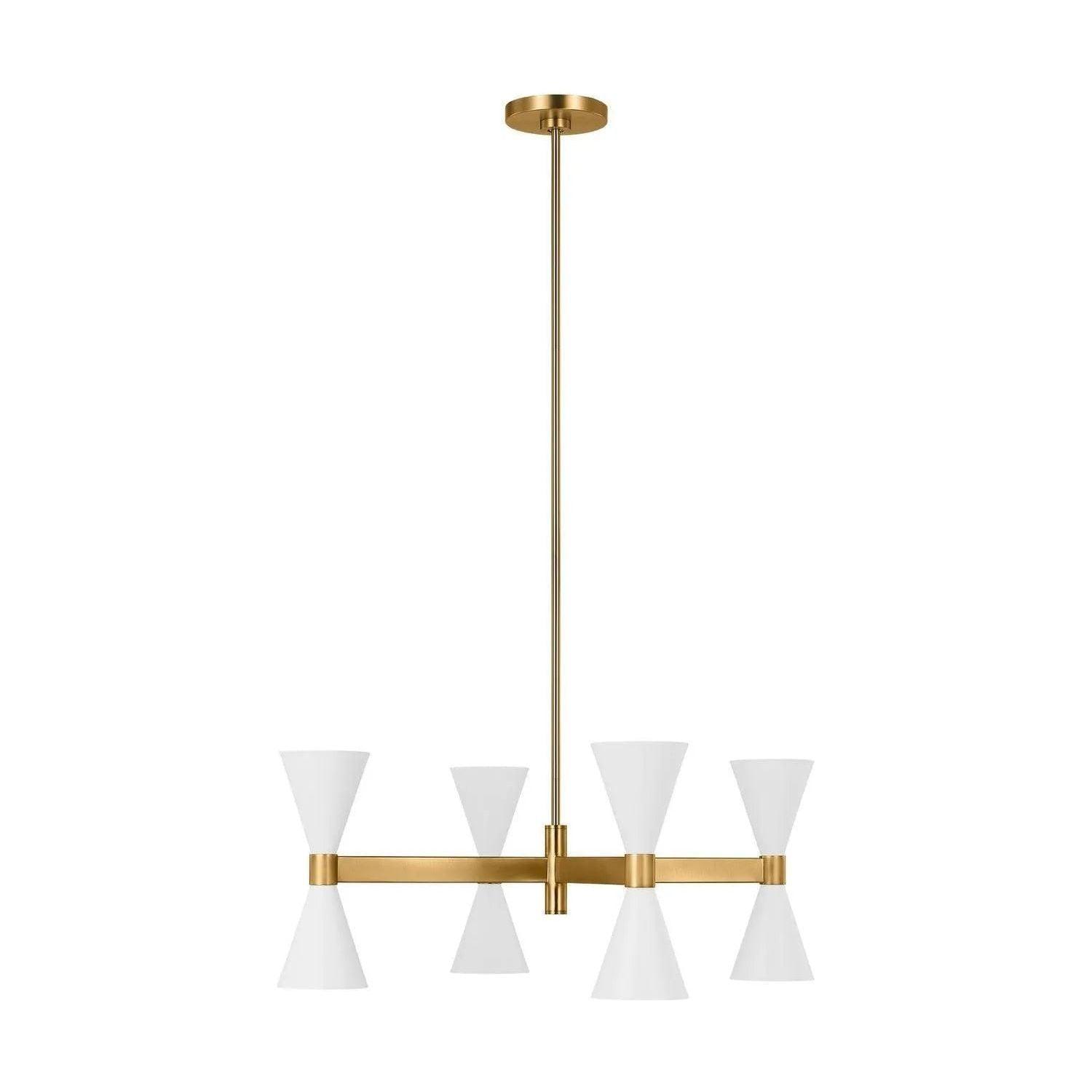 Visual Comfort Studio Collection - Albertine Chandelier - AEC1088MWT - Canada Light Shop