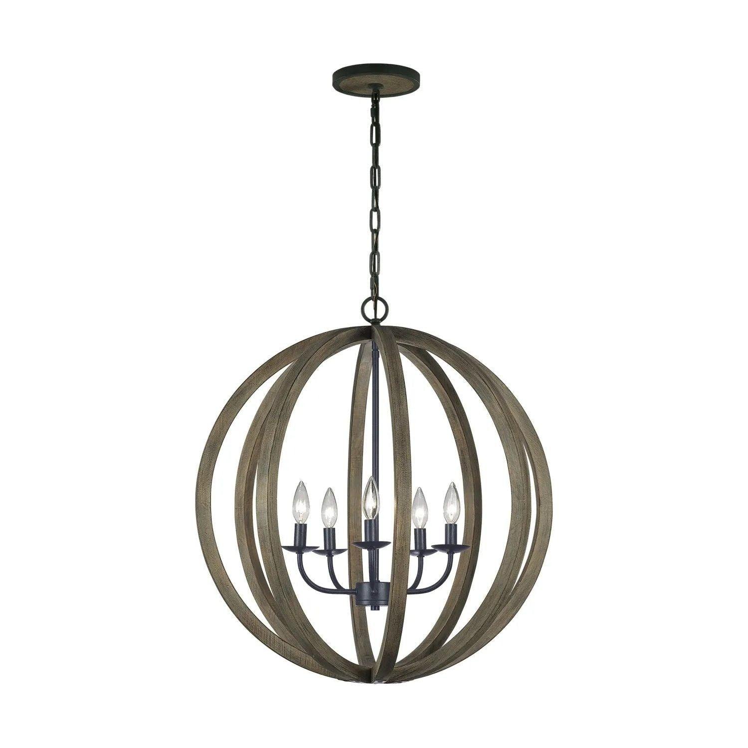 Visual Comfort Studio Collection - Allier Pendant - F2936/5WOW/AF - Canada Light Shop