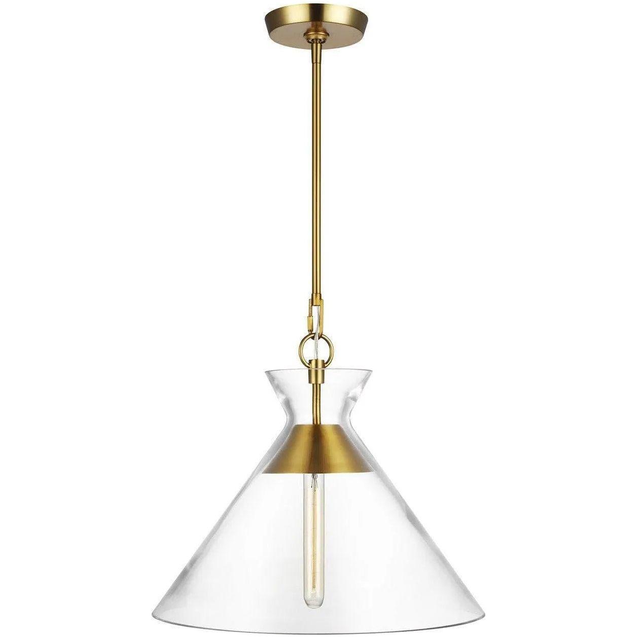 Visual Comfort Studio Collection - Atlantic Narrow Pendant - CP1031BBS - Canada Light Shop
