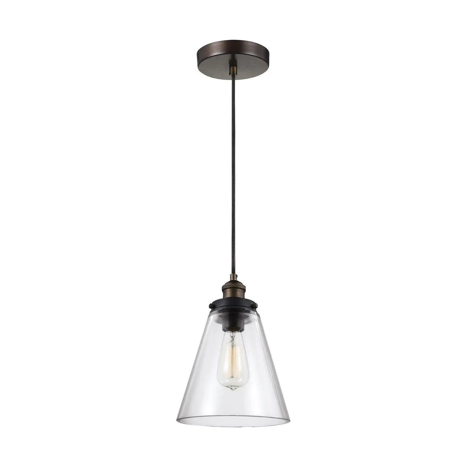 Visual Comfort Studio Collection - Baskin Pendant P1347 - P1347PAGB/DWZ - Canada Light Shop