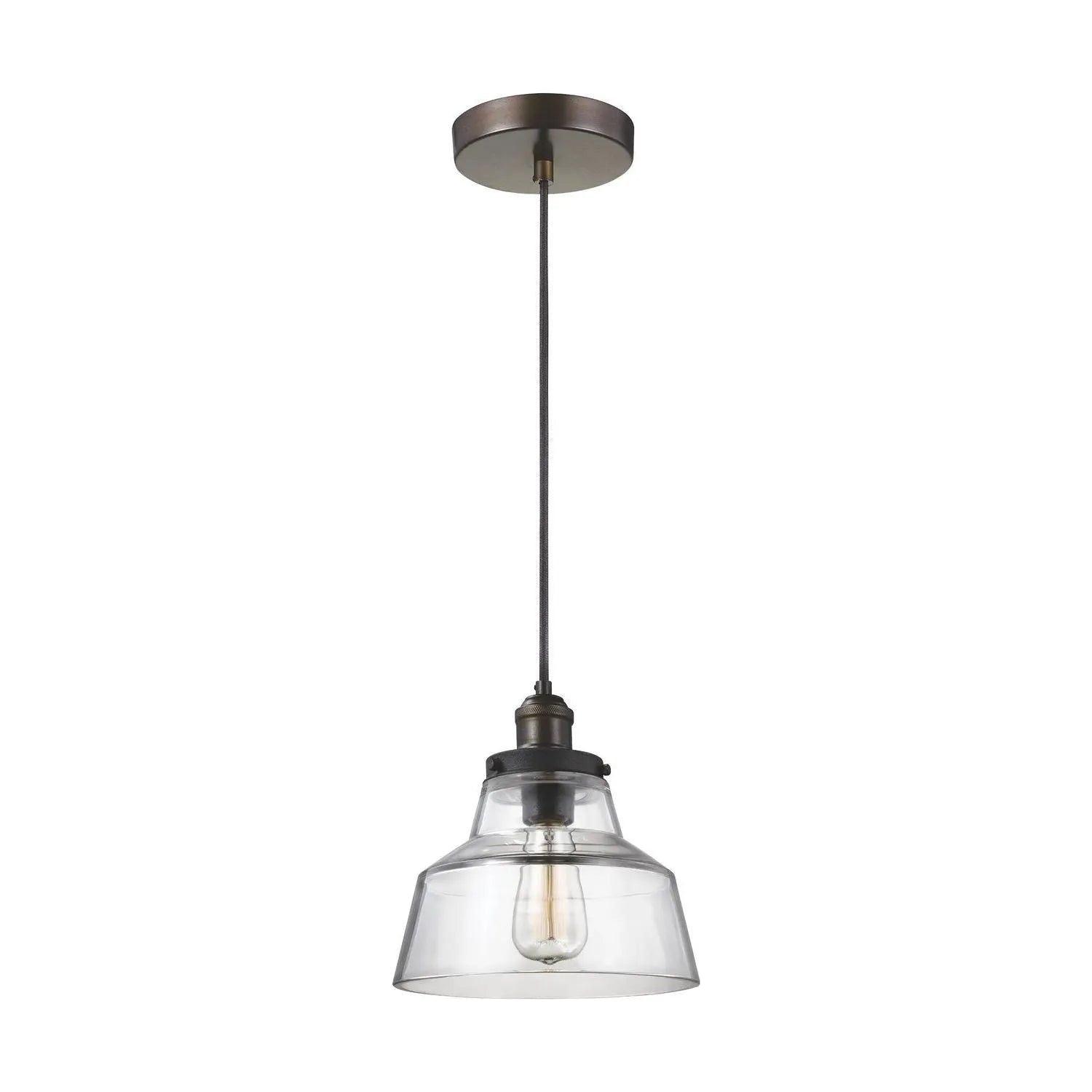 Visual Comfort Studio Collection - Baskin Pendant P1348 - P1348PAGB/DWZ - Canada Light Shop