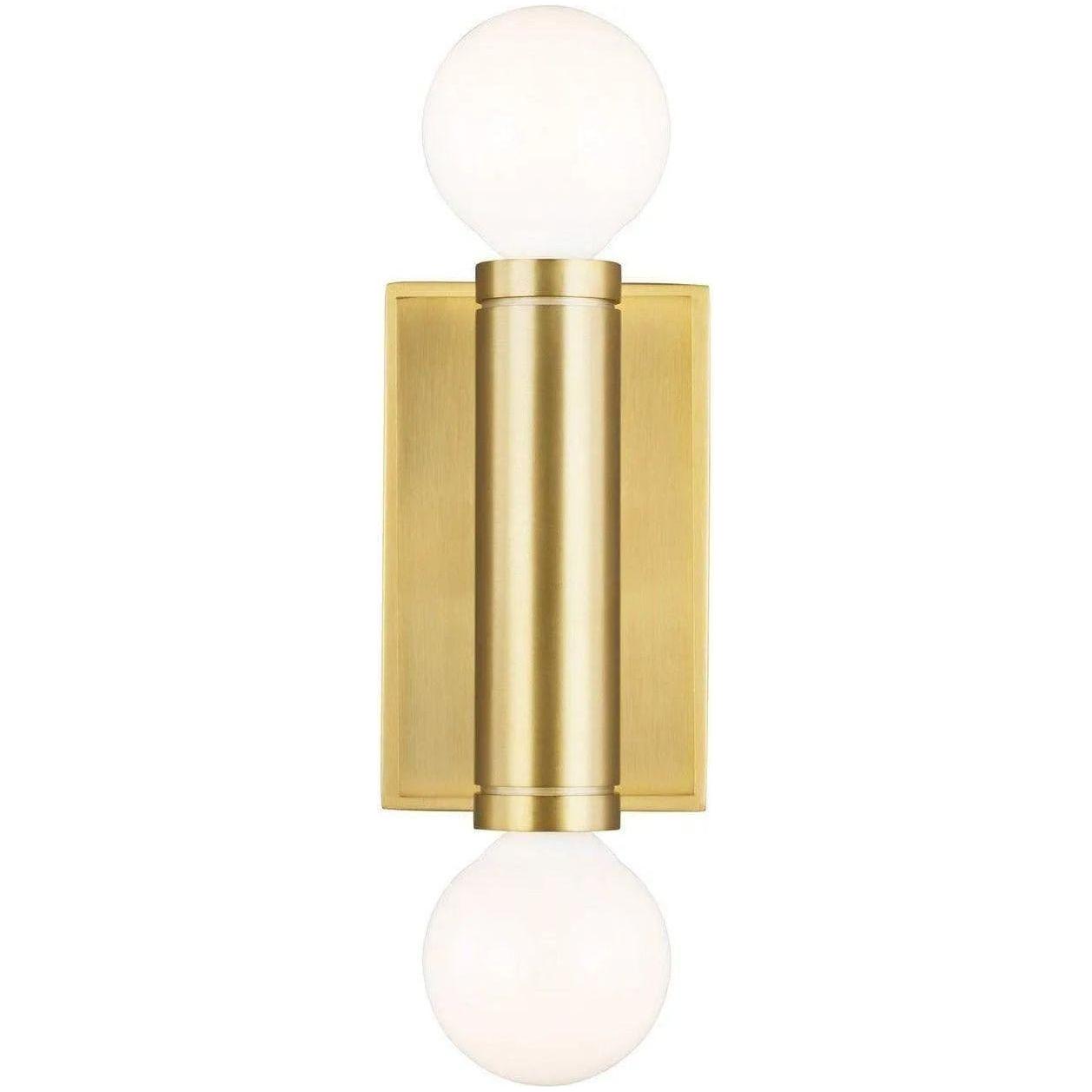 Visual Comfort Studio Collection - Beckham Modern Double Wall Sconce - TW1042BBS - Canada Light Shop