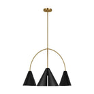 Visual Comfort Studio Collection - Cambre LED Chandelier - KC1113MBKBBS-L1 - Canada Light Shop