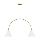 Visual Comfort Studio Collection - Cambre LED Linear Chandelier - KC1102MWTBBS-L1 - Canada Light Shop