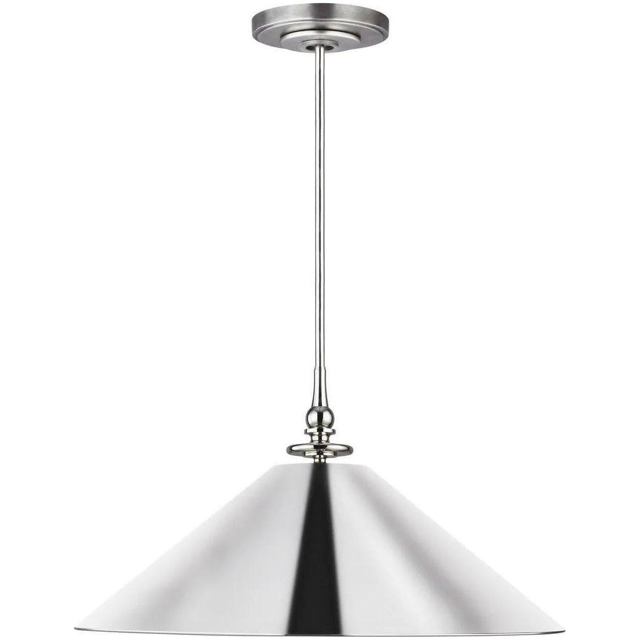 Visual Comfort Studio Collection - Capri Wide Pendant - TP1001PN - Canada Light Shop