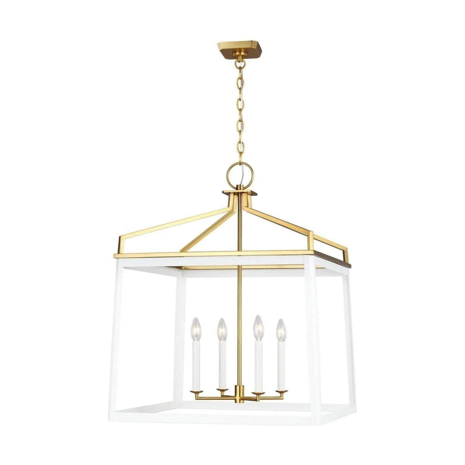 Visual Comfort Studio Collection - Carlow Lantern - CC1544MWTBBS - Canada Light Shop