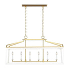 Visual Comfort Studio Collection - Carlow Linear Lantern - CC1586MWTBBS - Canada Light Shop