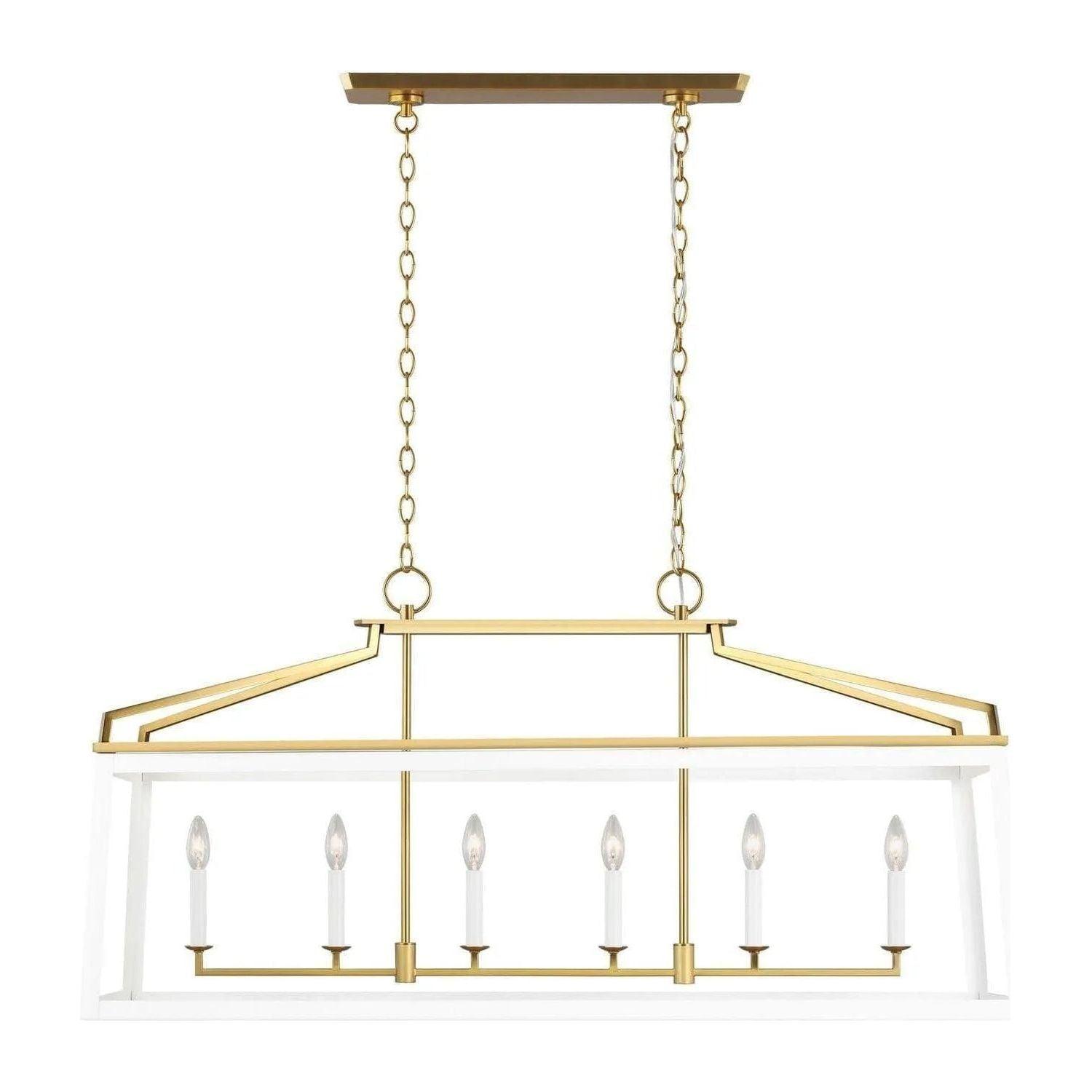 Visual Comfort Studio Collection - Carlow Linear Lantern - CC1586MWTBBS - Canada Light Shop