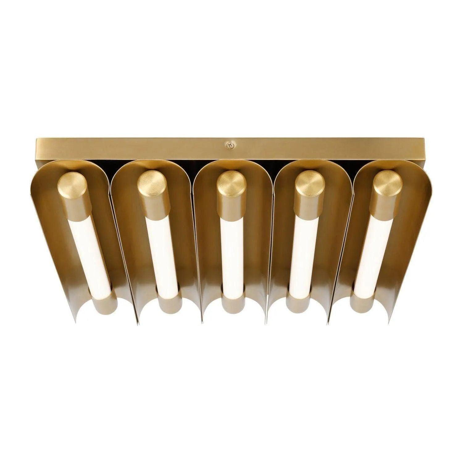 Visual Comfort Studio Collection - Carson Flush Mount - KF1095BBS - Canada Light Shop