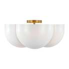 Visual Comfort Studio Collection - Cheverny Semi-Flush Mount - LXF1004BBS - Canada Light Shop