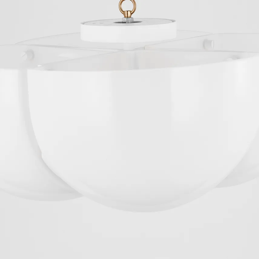 Visual Comfort Studio Collection - Cheverny Semi-Flush Mount - LXF1004BBS - Canada Light Shop
