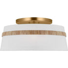 Visual Comfort Studio Collection - Cordtlandt Semi-Flush Mount - AF1153RTN - Canada Light Shop