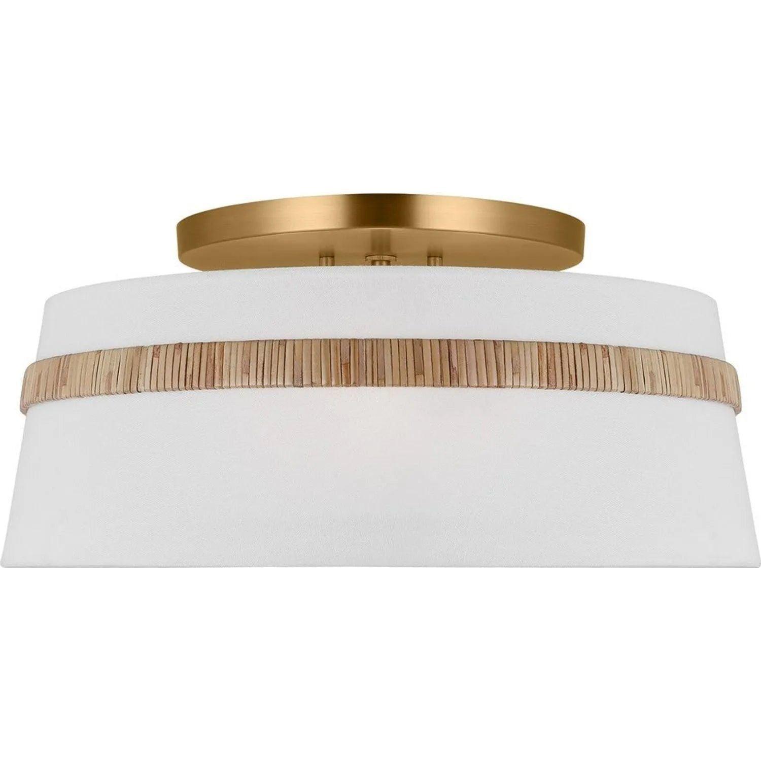 Visual Comfort Studio Collection - Cordtlandt Semi-Flush Mount - AF1153RTN - Canada Light Shop