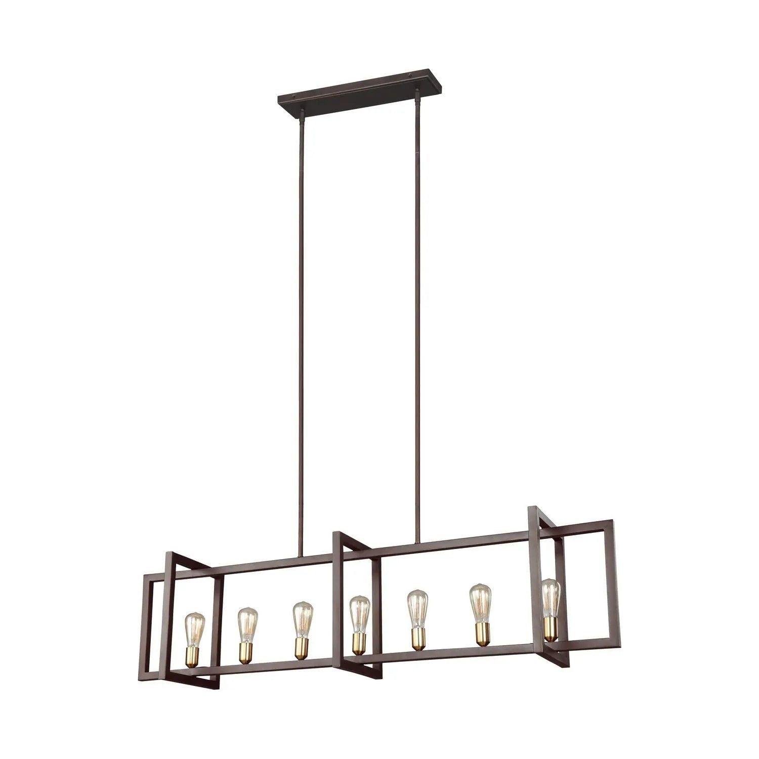 Visual Comfort Studio Collection - Finnegan Island Chandelier - F3148/7NWB - Canada Light Shop