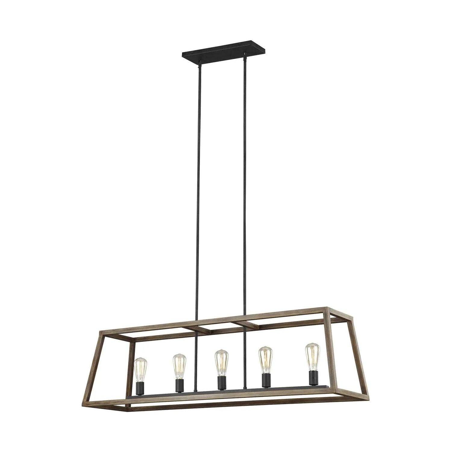 Visual Comfort Studio Collection - Gannet Linear Chandelier - F3193/5WOW/AF - Canada Light Shop