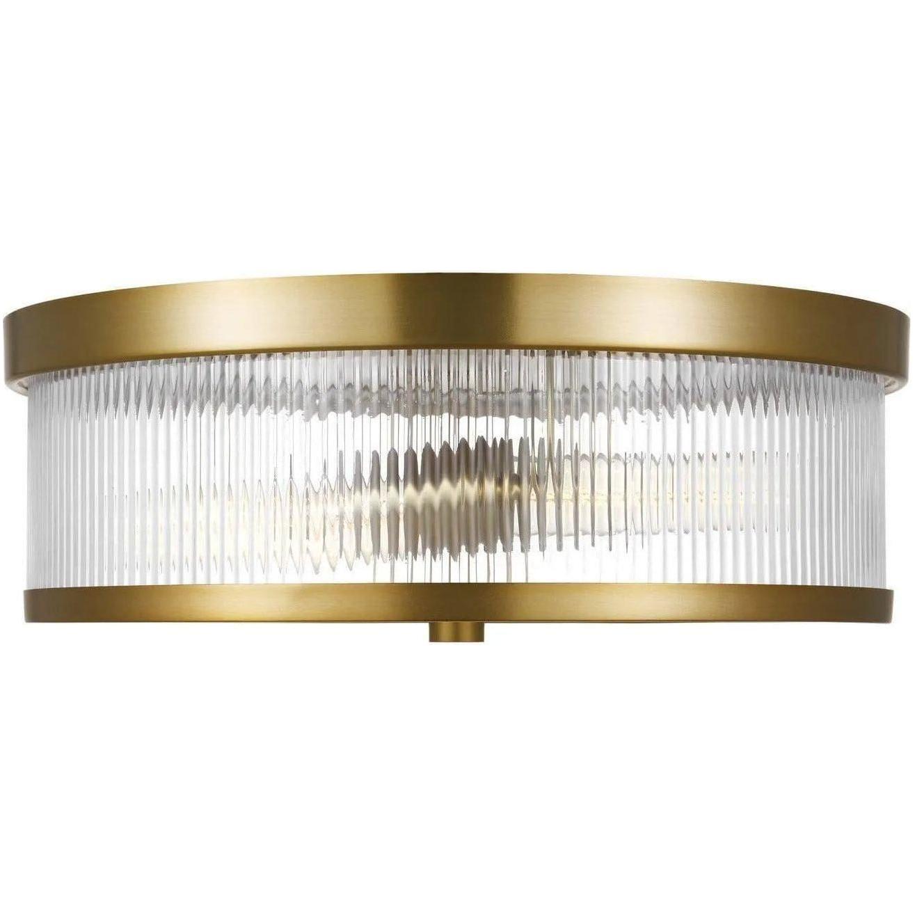 Visual Comfort Studio Collection - Geneva Flush Mount - CF1052BBS - Canada Light Shop