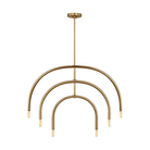 Visual Comfort Studio Collection - Hadden Chandelier - DJC1126SB - Canada Light Shop