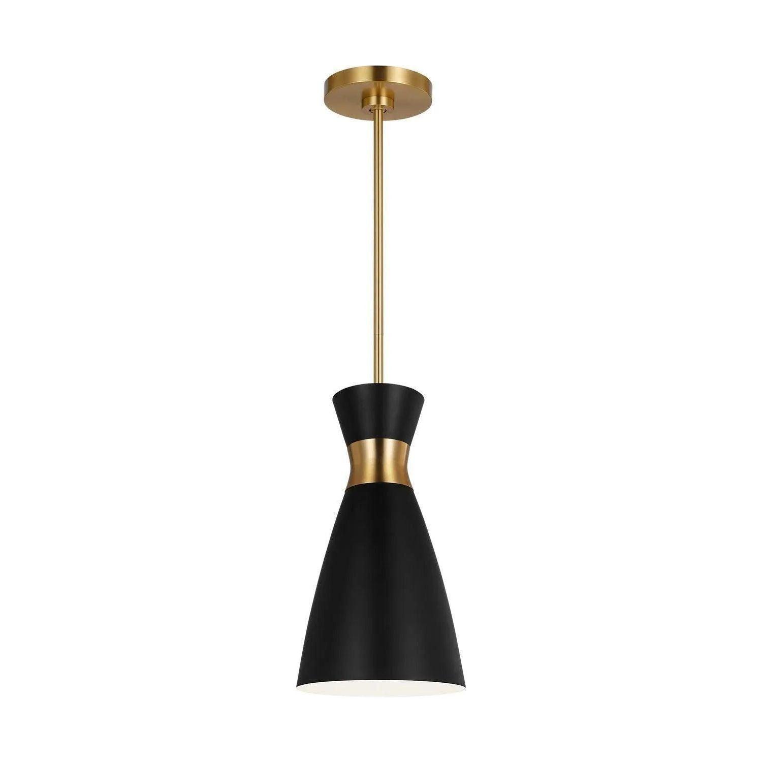 Visual Comfort Studio Collection - Heath Narrow Pendant - EP1221MBKBBS - Canada Light Shop