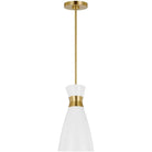 Visual Comfort Studio Collection - Heath Narrow Pendant - EP1221MWTBBS - Canada Light Shop