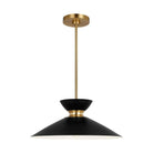 Visual Comfort Studio Collection - Heath Wide Pendant - EP1231MBKBBS - Canada Light Shop